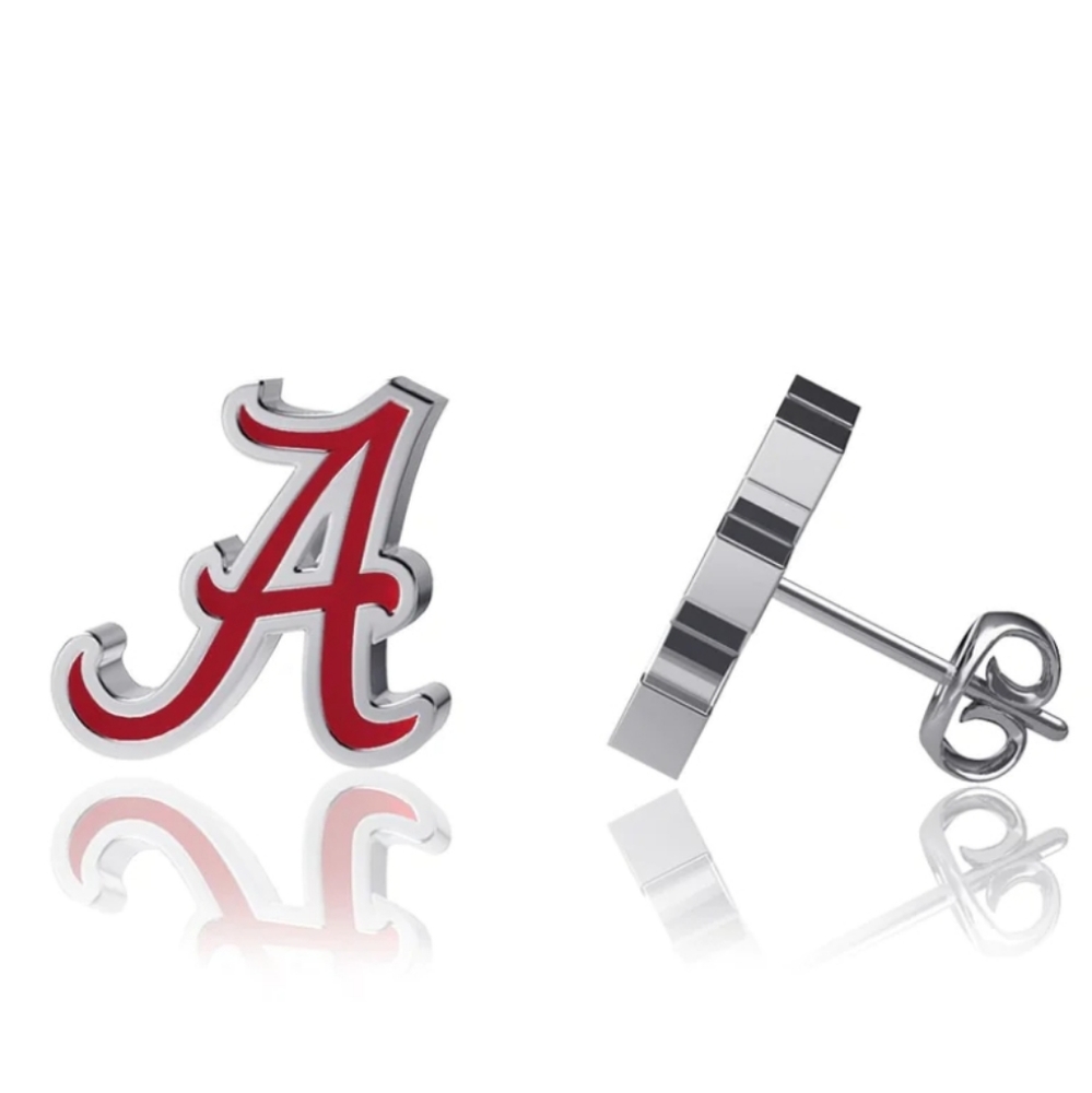 Dayna Designs Silver Alabama Post Earrings
